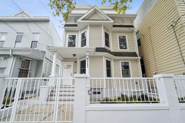211 Summit Ave Unit 1, Jersey City, NJ 07304 - view of front of house featuring fence