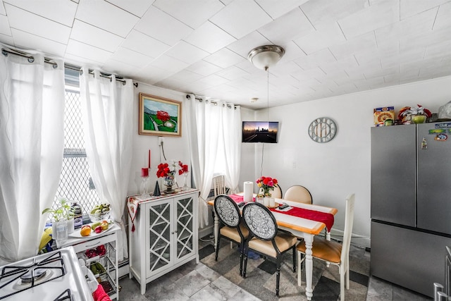 view of dining area