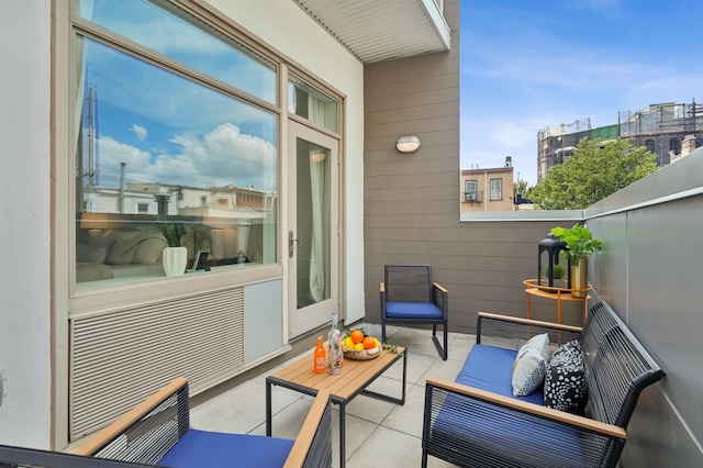 217 Newark Ave Unit 210, Jersey City, NJ 07302 - balcony with an outdoor living space