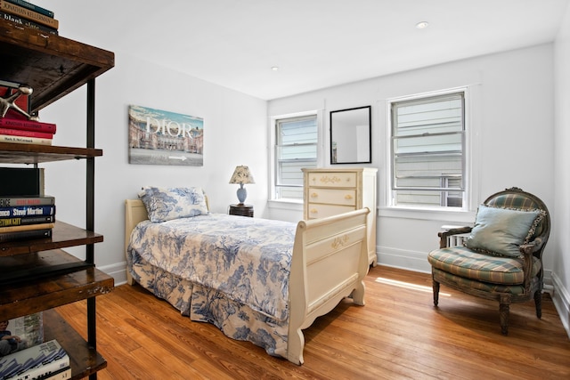 83 W 38th St, Bayonne, NJ 07002 - bedroom featuring light wood-style floors and recessed lighting