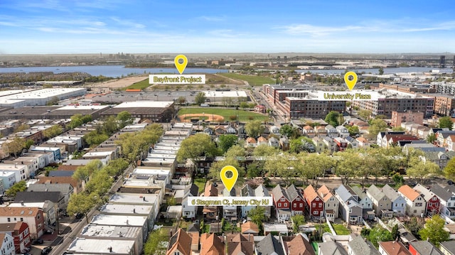6 Stegman Pl, Jersey City, NJ 07305 - aerial view of a nearby body of water