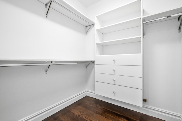 2175 Edwin Ave, Fort Lee, NJ 07024 - walk in closet with dark wood-style floors
