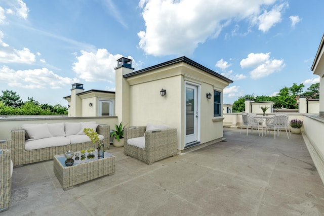 2175 Edwin Ave, Fort Lee, NJ 07024 - view of patio / terrace featuring an outdoor hangout area and outdoor dining area