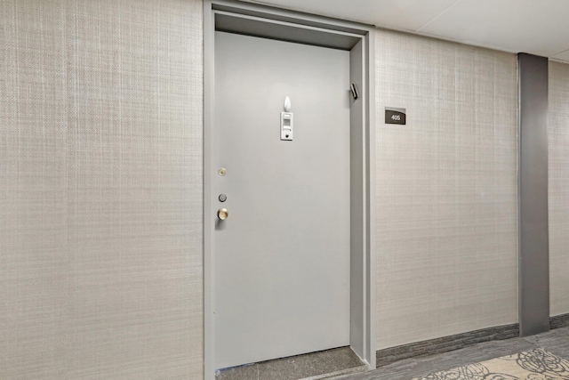 view of entrance to property