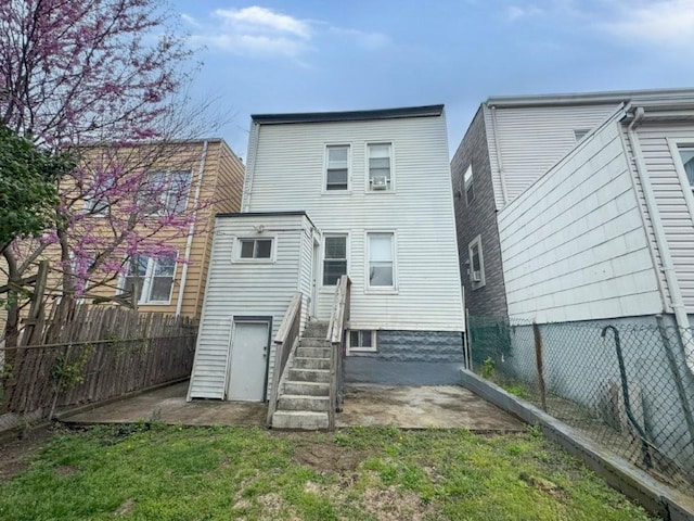 313 Pearsall Ave, Jersey City, NJ 07305 - back of property with a fenced backyard