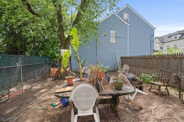 view of patio / terrace featuring a fenced backyard