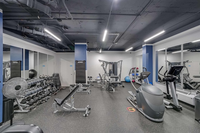 100 Manhattan Ave Unit 416, Union City, NJ 07087 - view of gym
