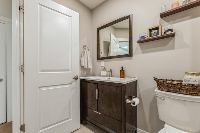801 Willow Ave Unit 3R, Hoboken, NJ 07030 - half bathroom featuring toilet and vanity