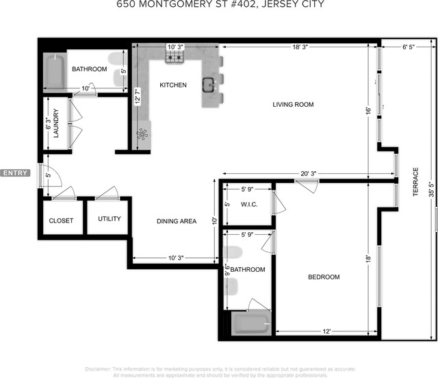650 Montgomery St Unit 402, Jersey City, NJ 07306 - photo 37