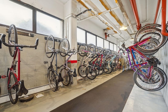 135 Montgomery St Unit 19A, Jersey City, NJ 07302 - garage featuring bike storage