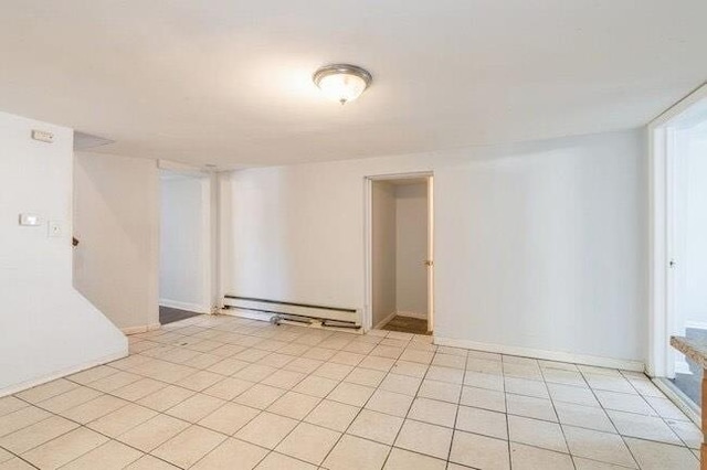1109 12th St, North Bergen, NJ 07047 - unfurnished room featuring a baseboard heating unit and baseboards