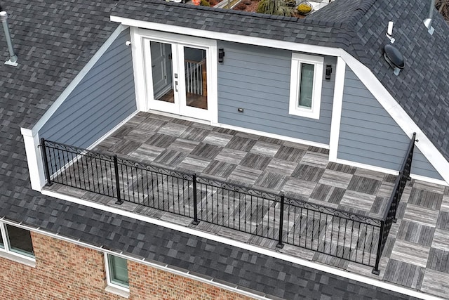 30 Cortland Pl, Cliffside Park, NJ 07010 - exterior space with french doors