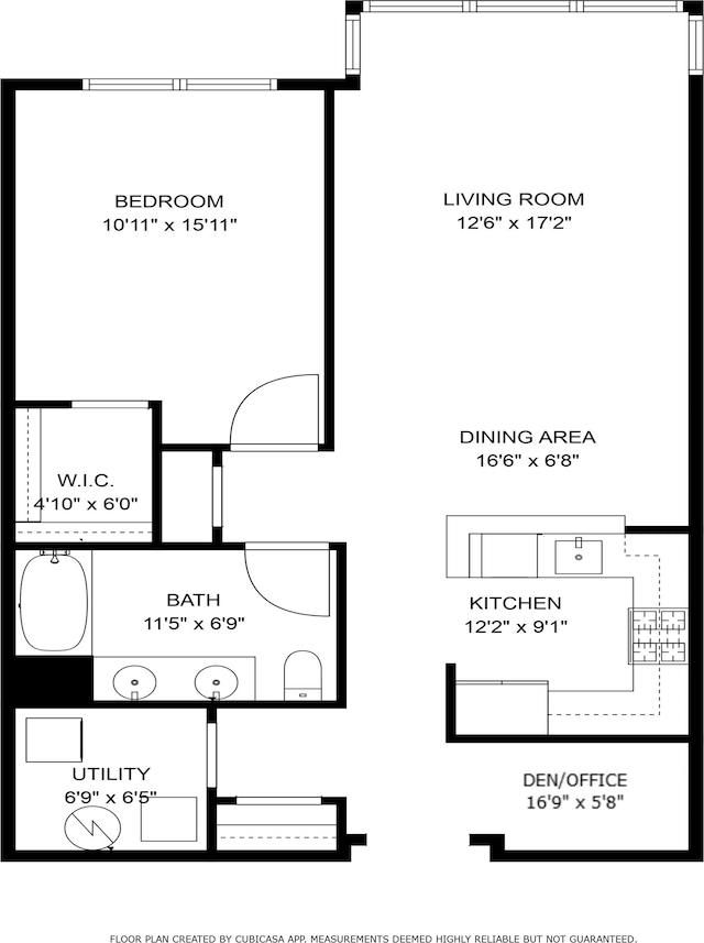 234 10th St Unit 606, Jersey City, NJ 07302 - view of property floor plan