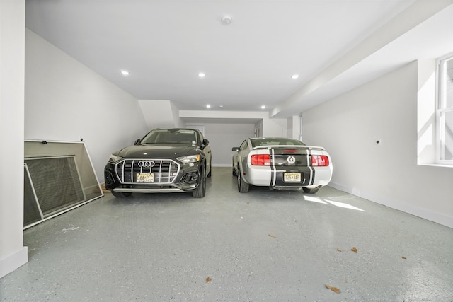 44 Bleecker St Unit 2, Jersey City, NJ 07307 - garage with baseboards and recessed lighting