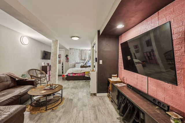 75 Poplar St, Jersey City, NJ 07307 - bedroom with light wood-type flooring