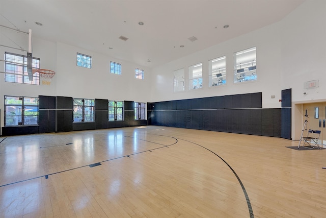 view of basketball court