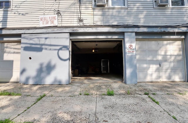 252 N St # 201, Jersey City, NJ 07307 - garage with concrete driveway