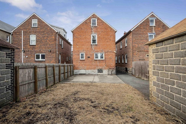 back of house featuring a patio area