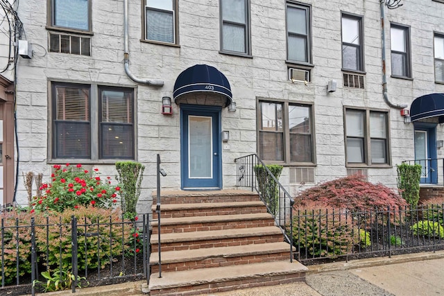 403 Monroe St Unit 3L, Hoboken, NJ 07030 - doorway to property featuring fence