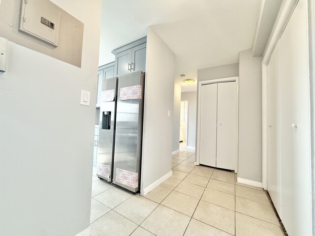 1225 Kennedy Blvd Unit 5E, Bayonne, NJ 07002 - hall featuring light tile patterned floors and baseboards