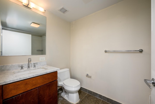 88 Morgan St Unit 802, Jersey City, NJ 07302 - bathroom featuring vanity and tile patterned flooring