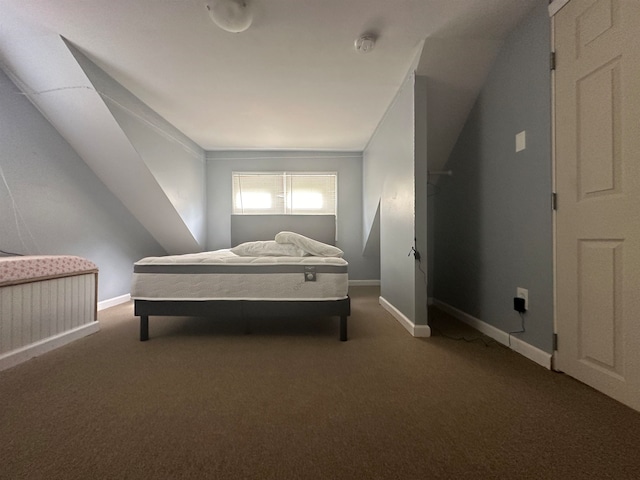 bedroom featuring carpet