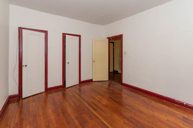 101 Kensington Ave Unit A5, Jersey City, NJ 07306 - unfurnished bedroom featuring hardwood / wood-style flooring and baseboards