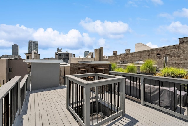 227 Bay St Unit 4B, Jersey City, NJ 07302 - view of deck