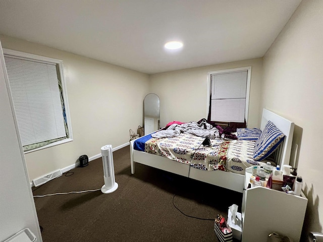 5 Chopin Ct, Jersey City, NJ 07302 - bedroom featuring carpet floors, baseboards, and recessed lighting