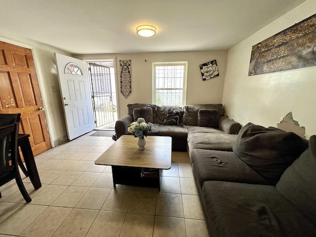 5 Chopin Ct, Jersey City, NJ 07302 - living room with light tile patterned flooring