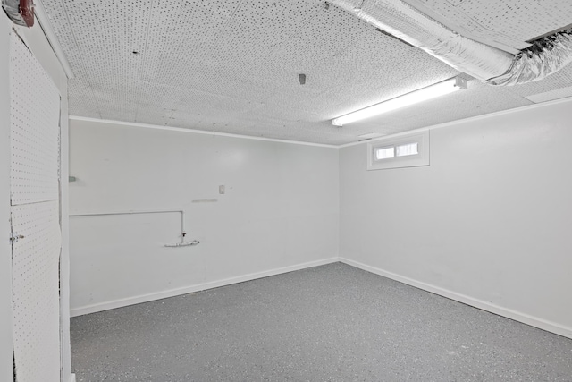 64 W 57th St, Bayonne, NJ 07002 - basement featuring baseboards