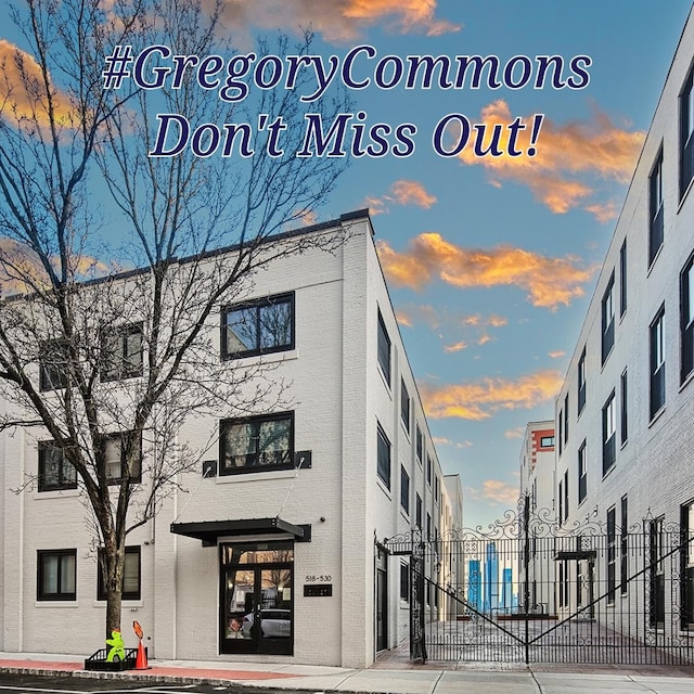 518 Gregory Ave Unit 412A, Weehawken, NJ 07086 - view of building exterior featuring fence