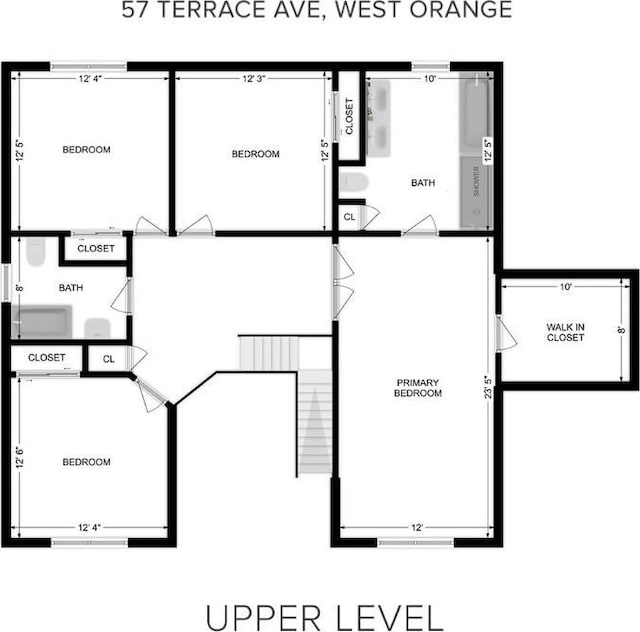 57 Terrace Ave, West Orange, NJ 07052 - room layout