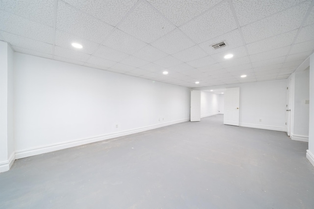 57 Terrace Ave, West Orange, NJ 07052 - finished basement featuring recessed lighting and baseboards