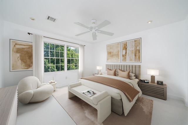 57 Terrace Ave, West Orange, NJ 07052 - bedroom with carpet, baseboards, and ceiling fan