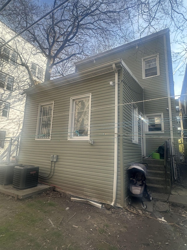 10 Clendenny Ave, Jersey City, NJ 07304 - view of property exterior featuring central AC