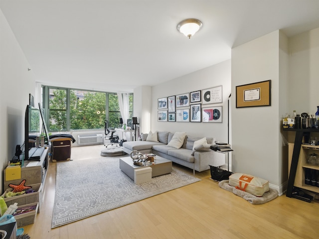 10 Regent St # 308, Jersey City, NJ 07302 - living room with wood finished floors