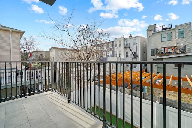 81 Webster Ave Unit 1, Jersey City, NJ 07307 - balcony with a residential view