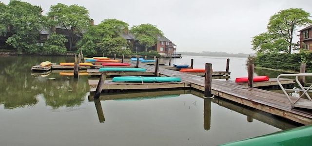 602 Sanderling Ct Unit 602, Secaucus, NJ 07094 - view of dock featuring a water view