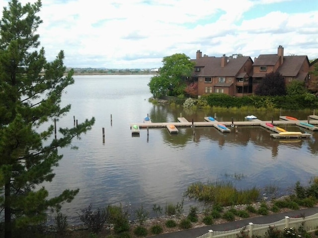 602 Sanderling Ct Unit 602, Secaucus, NJ 07094 - view of water feature featuring a floating dock