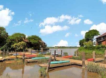 602 Sanderling Ct Unit 602, Secaucus, NJ 07094 - dock area with a water view