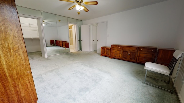 602 Sanderling Ct Unit 602, Secaucus, NJ 07094 - unfurnished bedroom with carpet floors and a ceiling fan