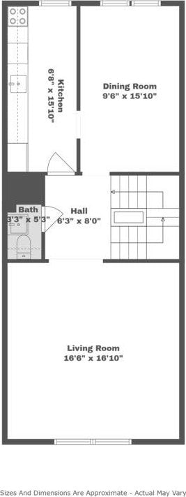110 56th St, West New York, NJ 07093 - room layout