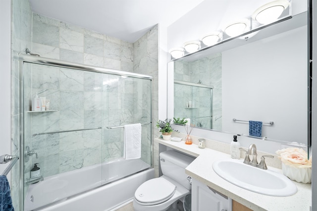 319 The Promenade, Edgewater, NJ 07020 - full bathroom with vanity and combined bath / shower with glass door