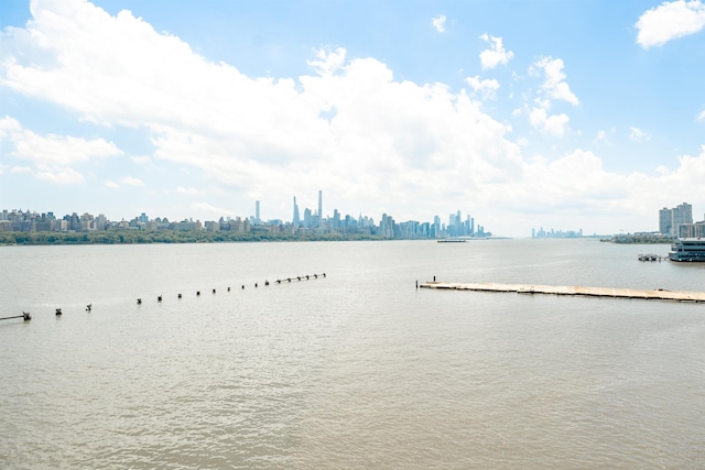 319 The Promenade, Edgewater, NJ 07020 - water view featuring skyline