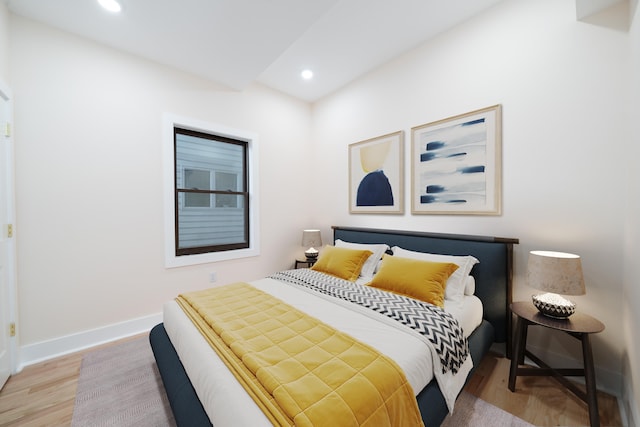 247 Harrison Ave Unit 1, Jersey City, NJ 07304 - bedroom featuring light wood finished floors and recessed lighting