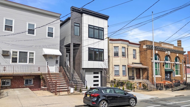 20 Zabriskie St Unit 2, Jersey City, NJ 07037 - view of front of house with a garage