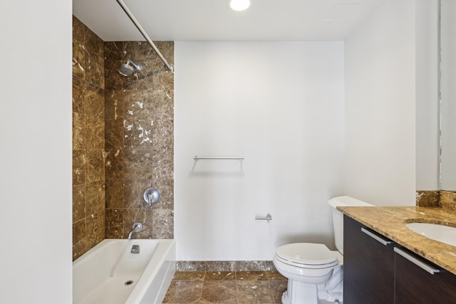 8100 River Rd Unit 1215, North Bergen, NJ 07047 - full bathroom with vanity, bathtub / shower combination, and tile patterned flooring
