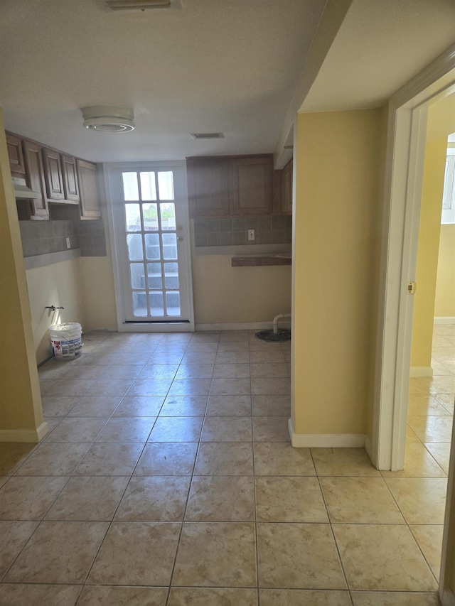 29 48th St, Weehawken, NJ 07086 - interior space with baseboards, visible vents, and light tile patterned floors