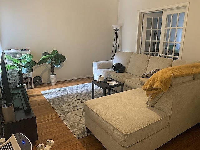 141 Duncan Ave Unit 6, Jersey City, NJ 07306 - living room featuring dark wood-style floors